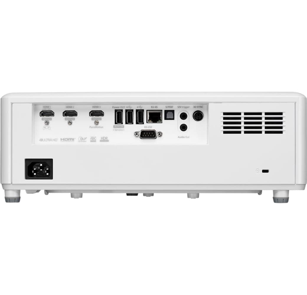 White Optoma UHZ50 Projector - 4K UHD.4