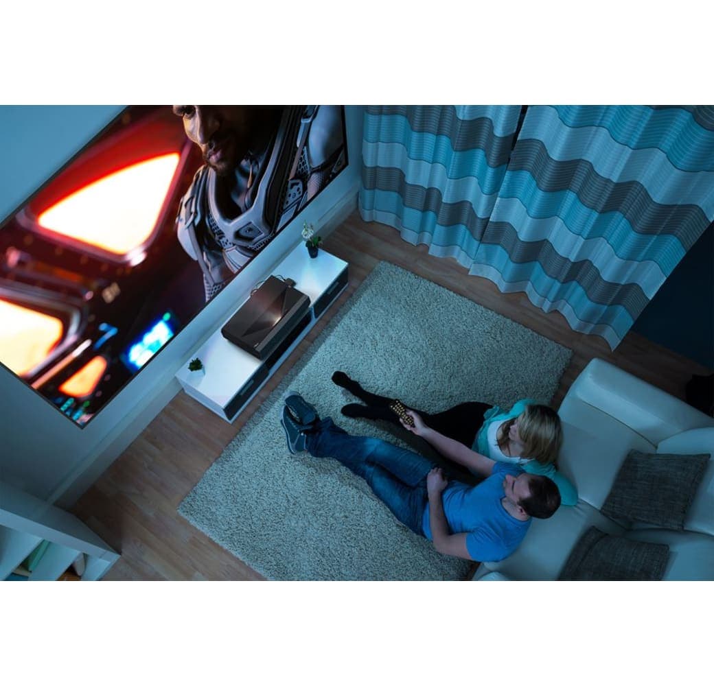 Black Optoma CinemaX D2 Smart Laser Projector - 4K UHD.5