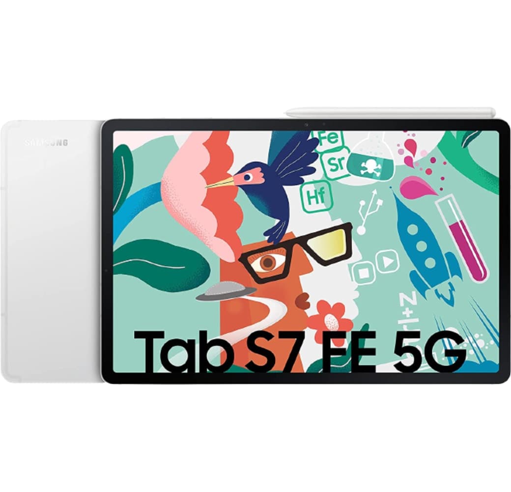 Mystic Silver Samsung Tablet, Galaxy Tab S7 FE - 5G - Android - 64GB.1