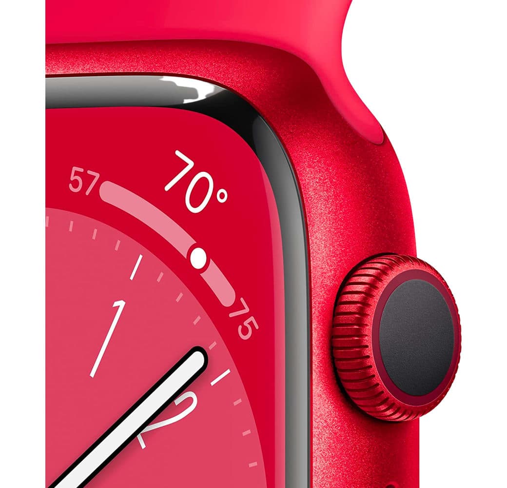 (Product)Red Apple Watch Series 8 GPS + Cellular, Aluminiumgehäuse, 41 mm.3