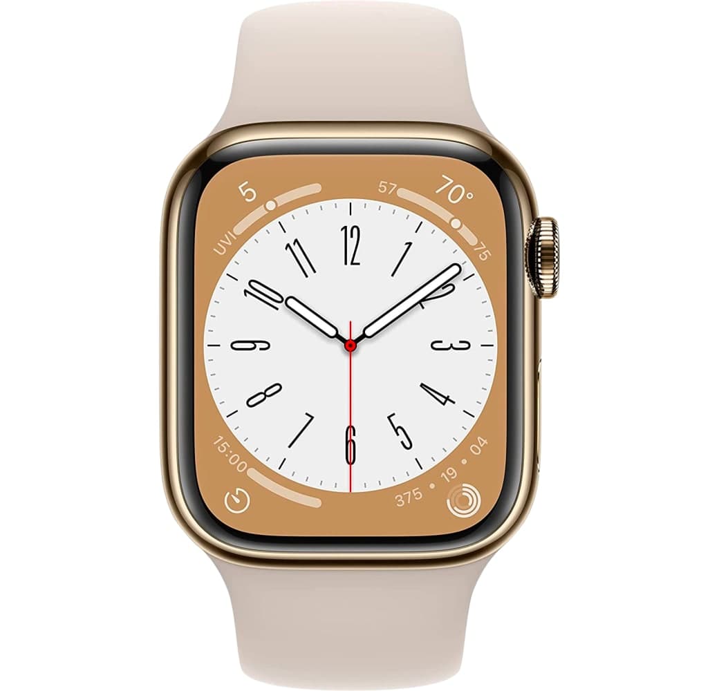 Starlight Apple Watch Series 8 GPS + Cellular, Stainless Steel Case, 41mm.2