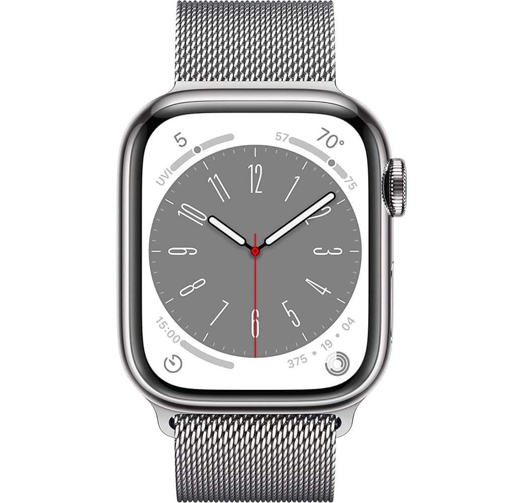 Siilver Apple Watch Series 8 GPS + Cellular, Stainless Steel Case, 41mm.2