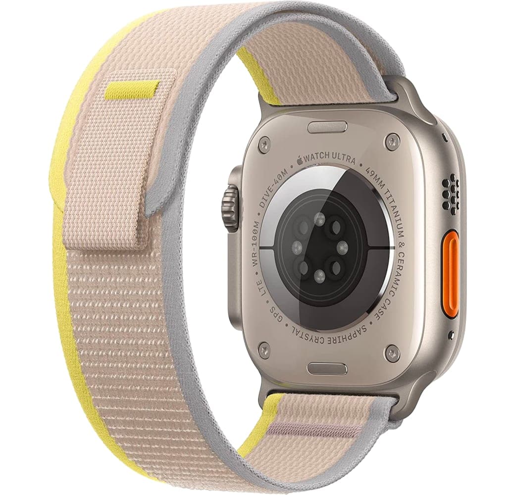 Gelb/Beige Apple Watch Ultra GPS + Cellular, Titangehäuse, 49 mm.3