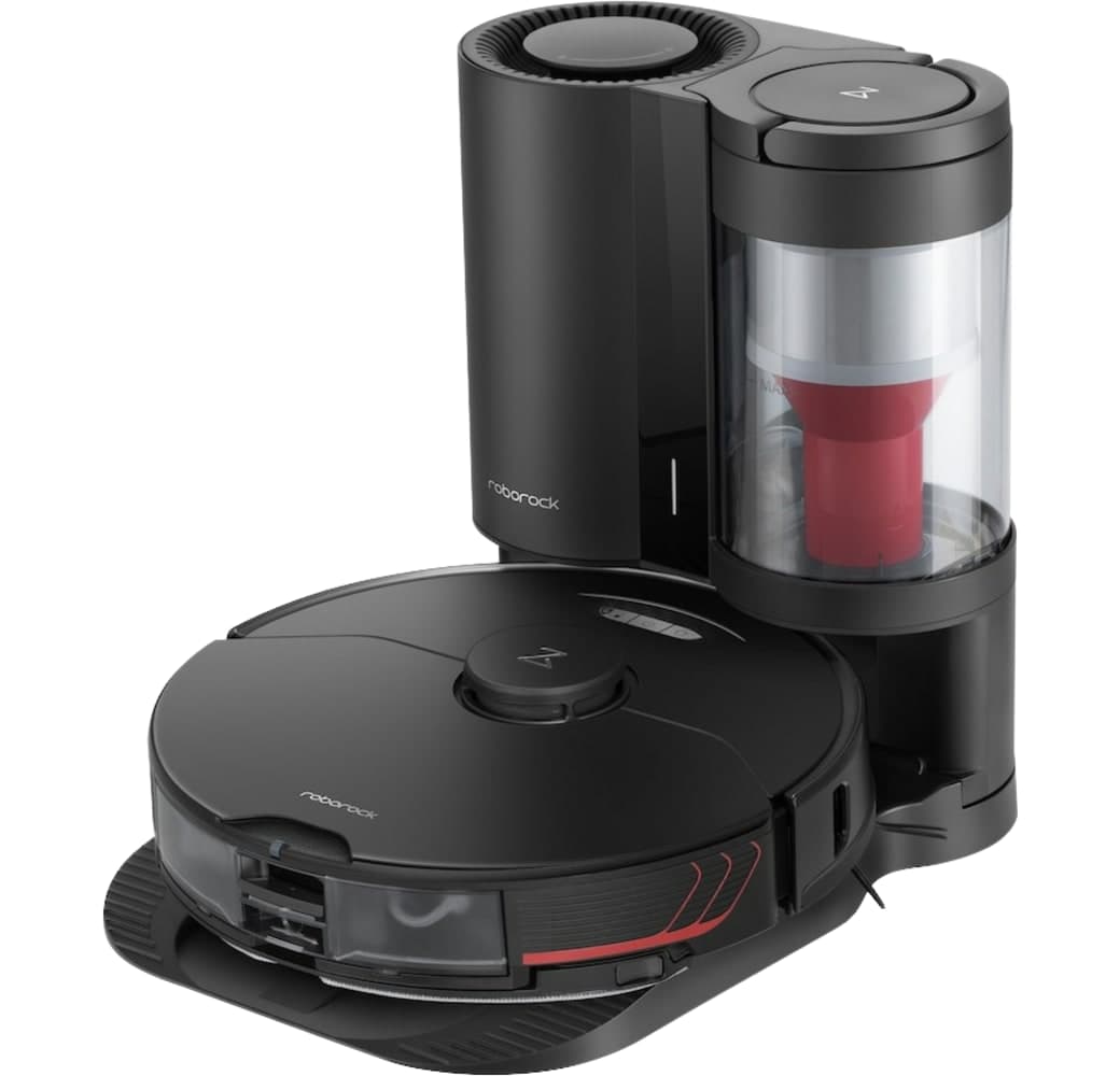 Schwarz Roborock S7 MaxV Plus Saugroboter mit Wischfunktion & Absaugstation.1