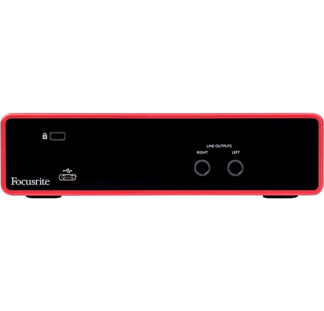 Red / Black Focusrite Scarlett 2I2 (3rd Gen) Audio Interface.3