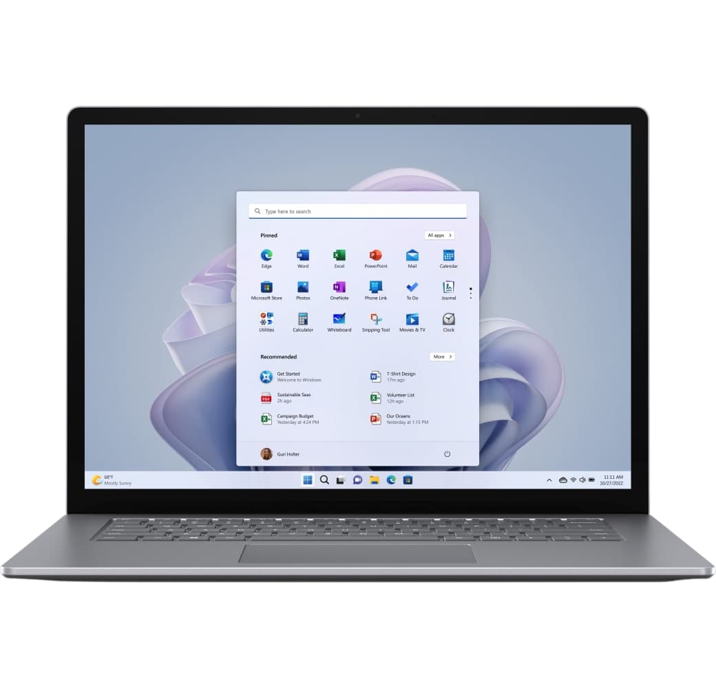 Platin Microsoft Surface Laptop 5 13" - Intel® Core™ i5-11300H - 8GB - 256GB SSD - Intel® Iris® Xe Graphics.1