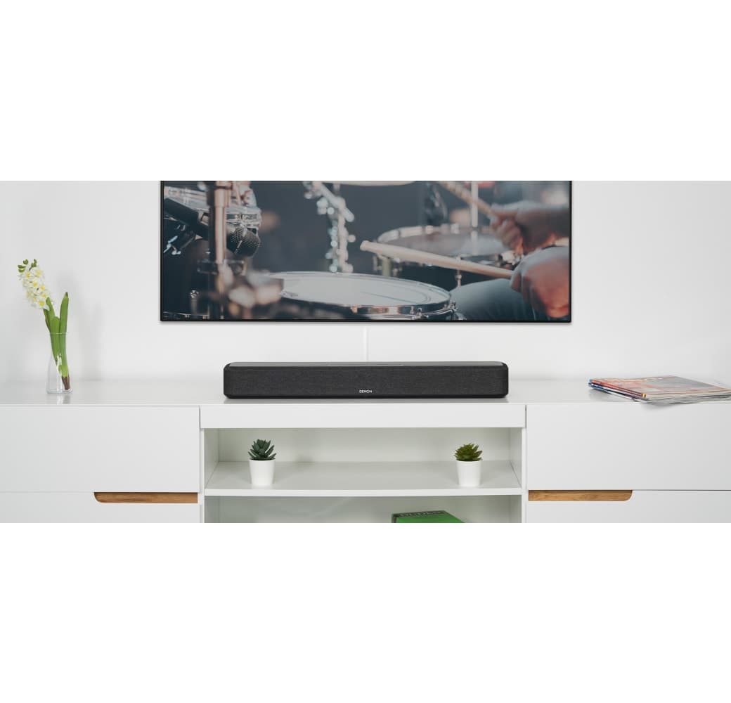 Black Denon Home 550 Soundbar.4
