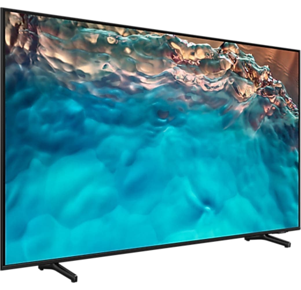Black Samsung TV 43" GU43BU8079UXZG Crystal UHD 4K.4
