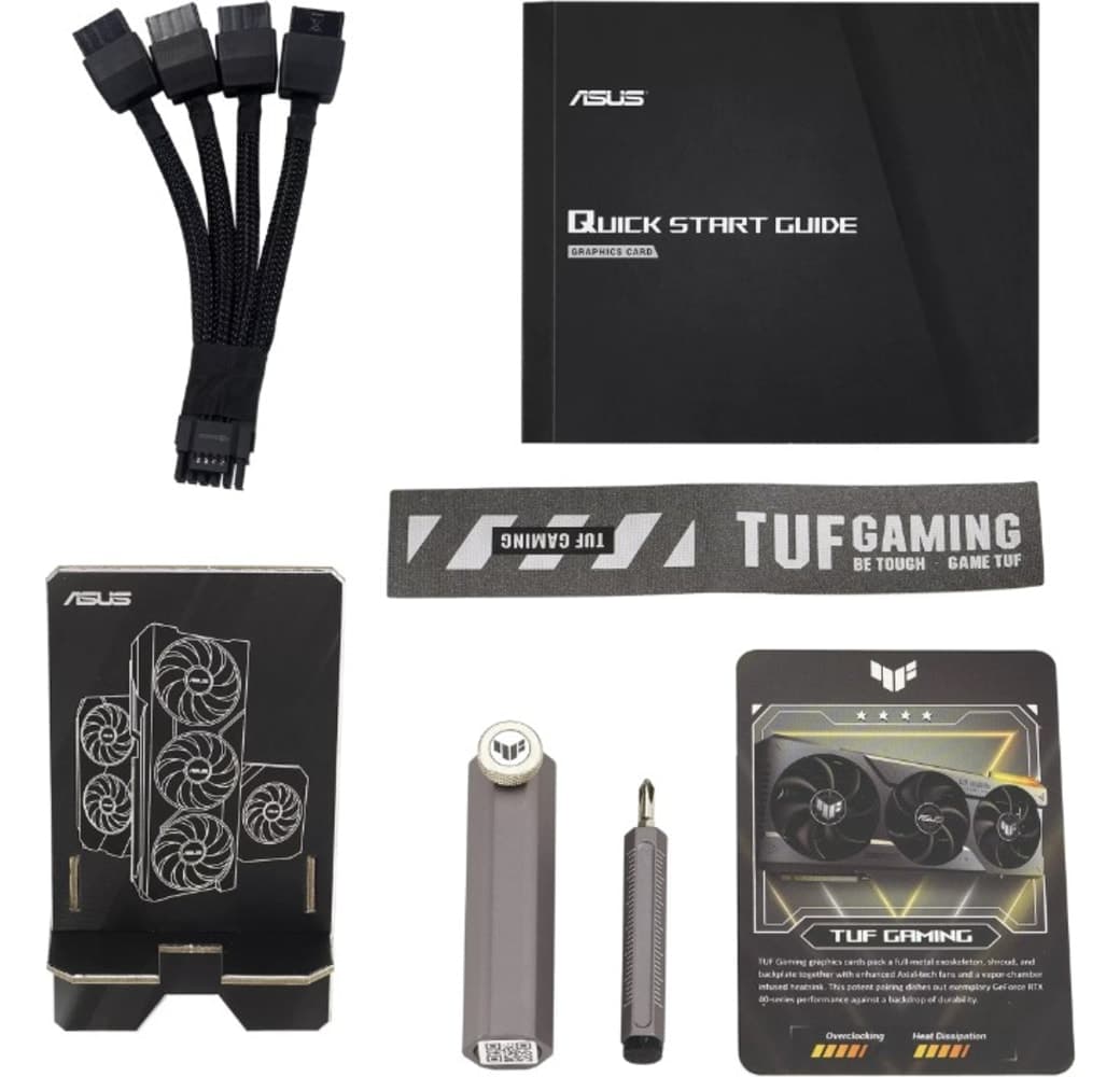 Black Asus GeForce® RTX™ 4080 TUF OC Graphics Card.5