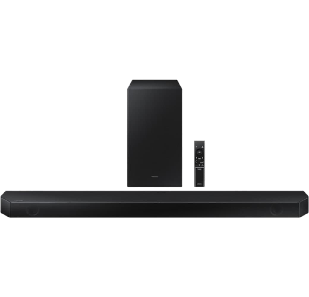 Black Samsung HW-Q610B 3.1.2 Soundbar + Subwoofer.4