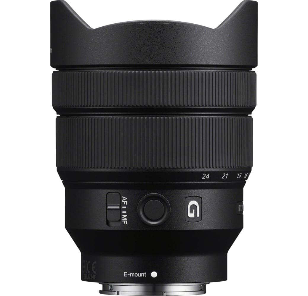Black Sony FE 12-24mm f/4 G.2