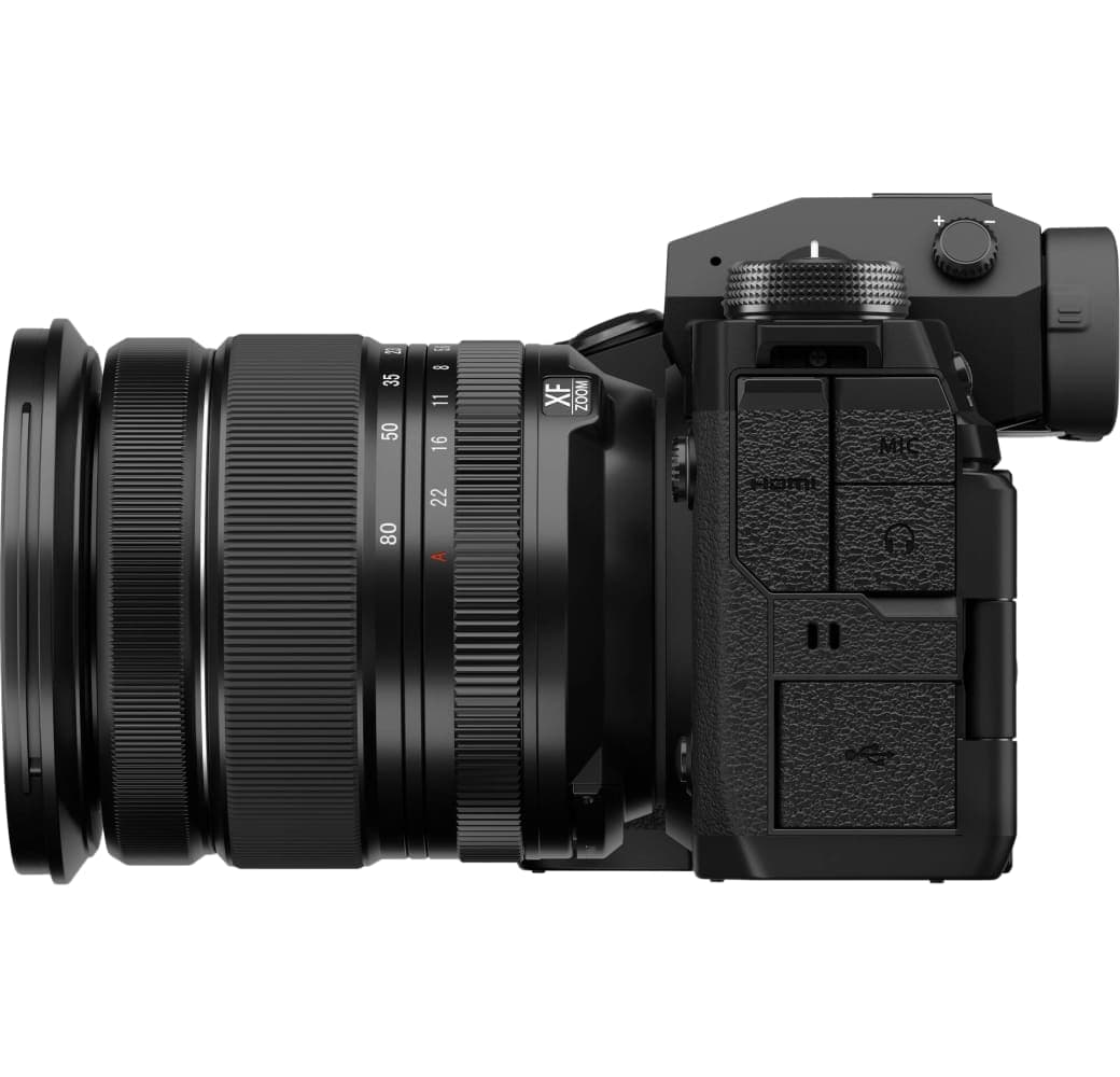 Black Fujifilm X-H2 Camera Kit with XF 16-80mm f/4 R OIS WR Lens.3