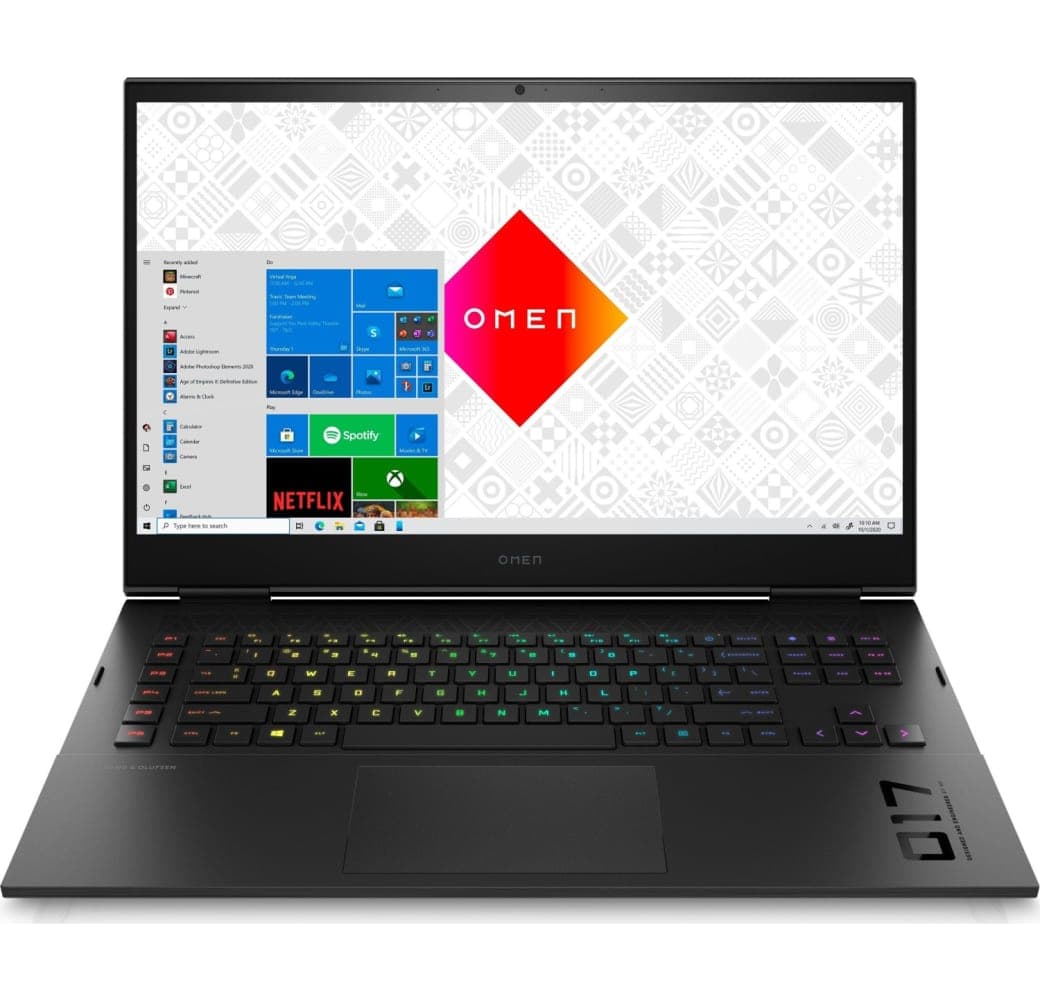 Shadow black HP Omen 17-ck1075ng Gaming Laptop - Intel® Core™ i7-12700H - 16GB - 1TB SSD - NVIDIA® GeForce® RTX 3070 Ti (8GB).1