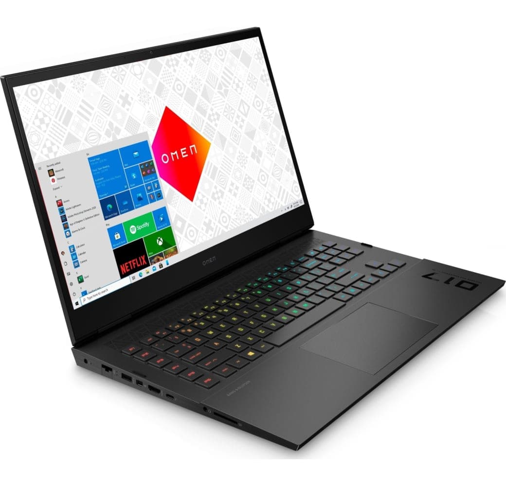 Shadow black HP Omen 17-ck1075ng Gaming Laptop - Intel® Core™ i7-12700H - 16GB - 1TB SSD - NVIDIA® GeForce® RTX 3070 Ti (8GB).2