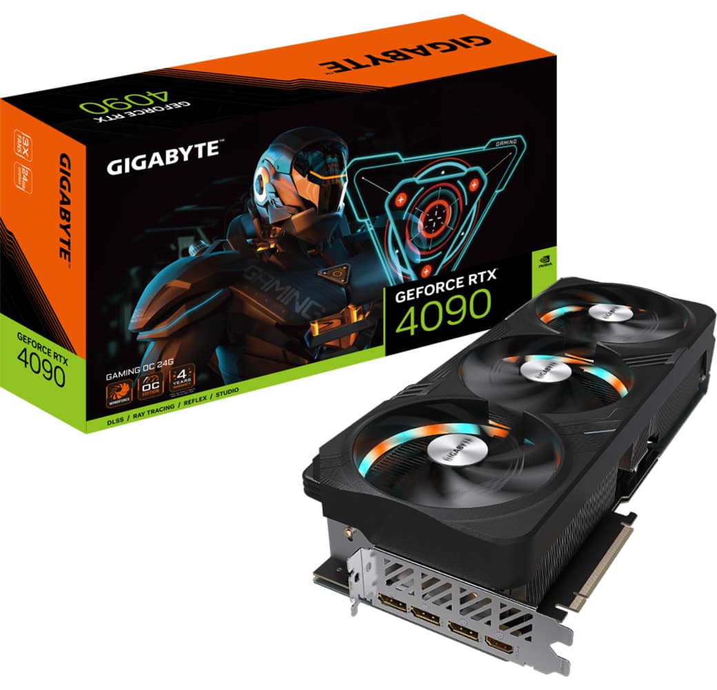 Schwarz Gigabyte GeForce RTX 4090 Gaming OC 24G Grafikkarte.6