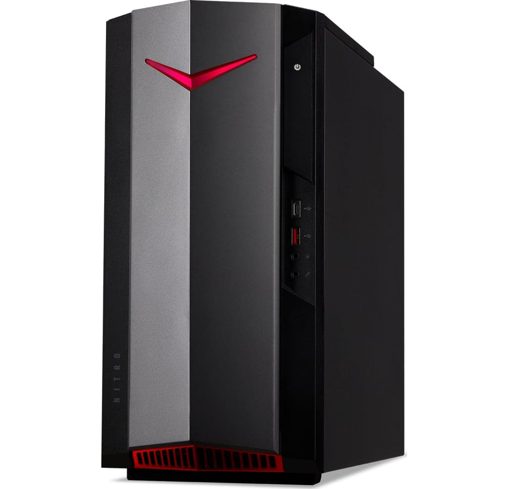 Black Acer Nitro 50 N50-640 Gaming Desktop - Intel® Core™ i5-12400F - 16GB - 512GB SSD - NVIDIA® GeForce® RTX 3050.3