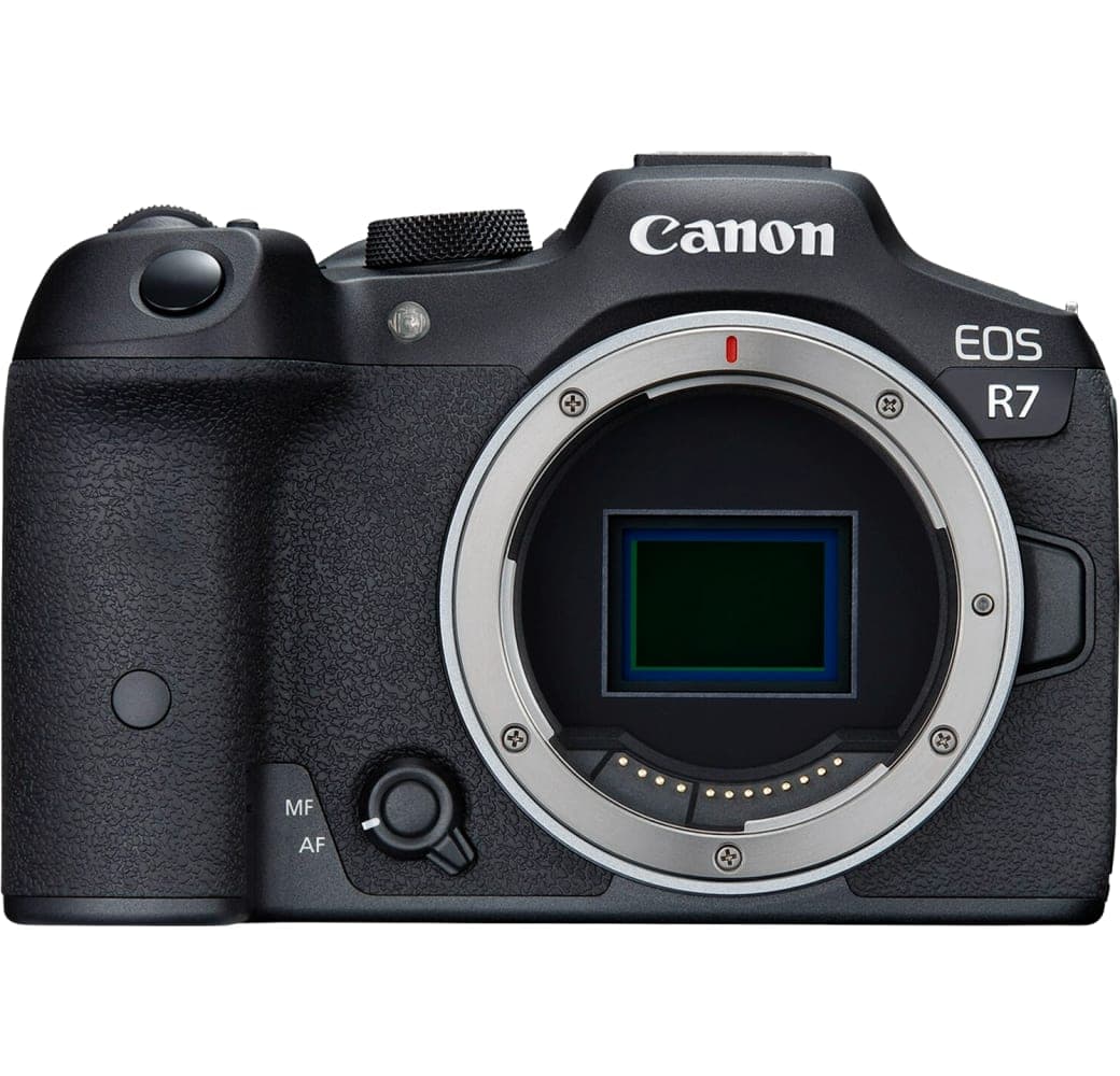 Black Canon EOS R7 Mirrorless Camera Body.1