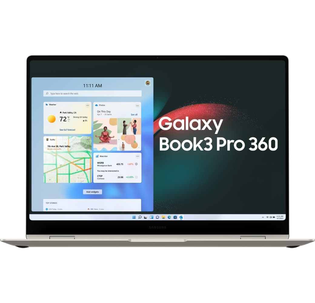 Beige Samsung Galaxy Book 3 Pro 360 Laptop - Intel® Core™ i7-1360P - 16GB - 512GB SSD - Intel® Iris® Xe Graphics - German (QWERTZ).1