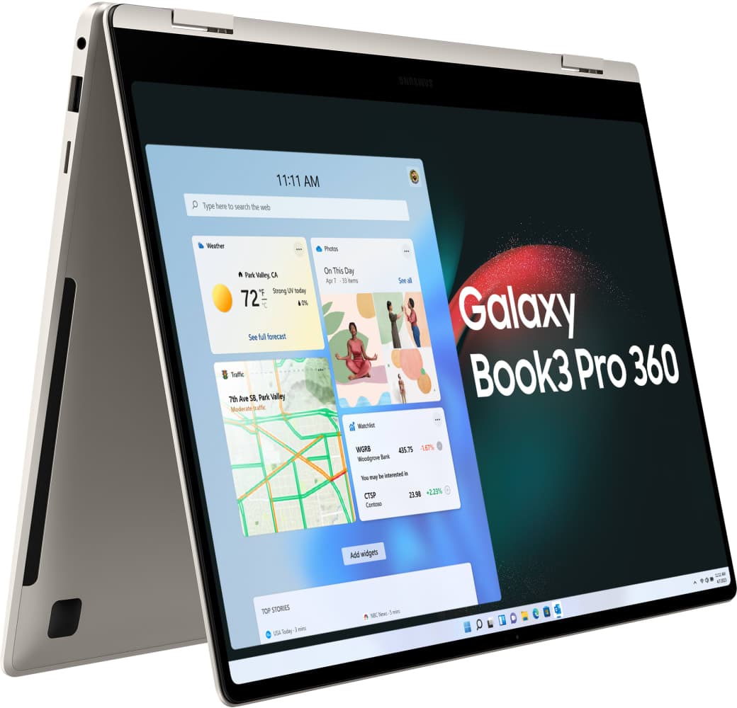 Beige Samsung Galaxy Book 3 Pro 360 Laptop - Intel® Core™ i7-1360P - 16GB - 512GB SSD - Intel® Iris® Xe Graphics - German (QWERTZ).3