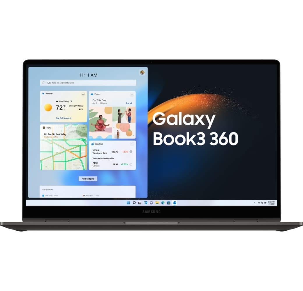 Graphite Samsung Galaxy Book 3 360 Laptop - Intel® Core™ i5-1340P - 8GB - 512GB SSD - Intel® Iris® Xe Graphics - German (QWERTZ).1