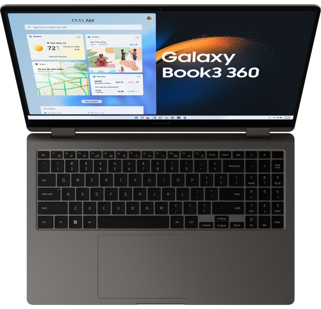 Graphite Samsung Galaxy Book 3 360 Laptop - Intel® Core™ i5-1340P - 8GB - 512GB SSD - Intel® Iris® Xe Graphics - German (QWERTZ).2