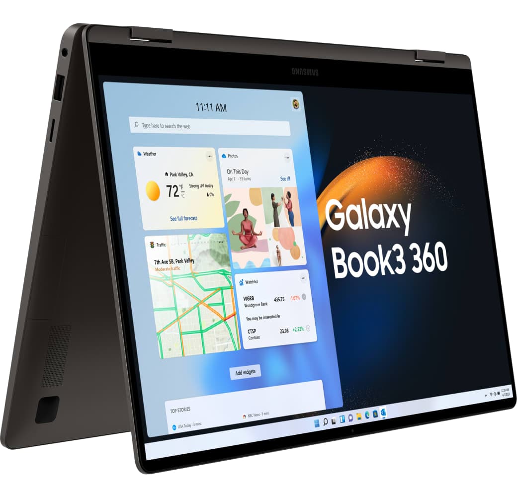 Graphite Samsung Galaxy Book 3 360 Laptop - Intel® Core™ i5-1340P - 8GB - 512GB SSD - Intel® Iris® Xe Graphics - German (QWERTZ).3
