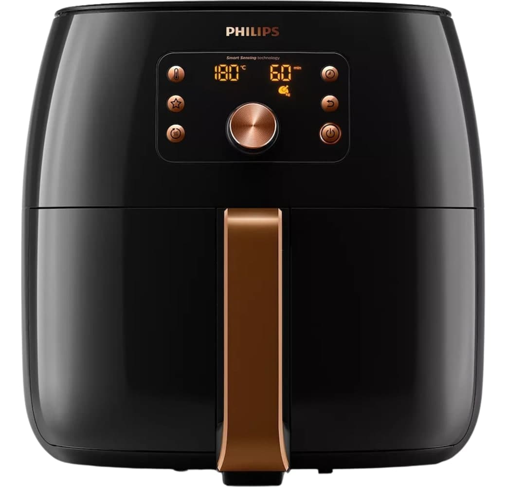Black Philips HD9860/90 Air Fryer Smart Sensing.1