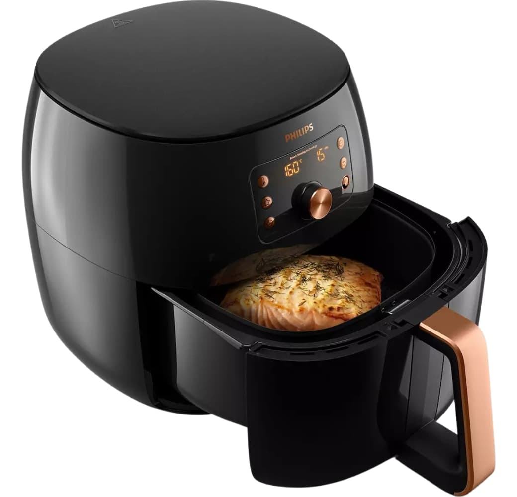 Black Philips HD9860/90 Air Fryer Smart Sensing.2