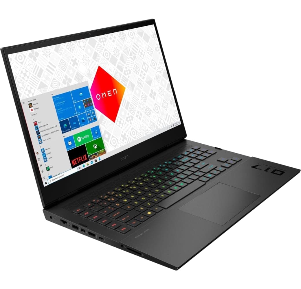 Black HP Omen 17-ck1078ng Gaming Laptop - Intel® Core™ i7-12800HX - 32GB - 1TB SSD - NVIDIA® GeForce® RTX™ 3080 Ti - German (QWERTZ).2