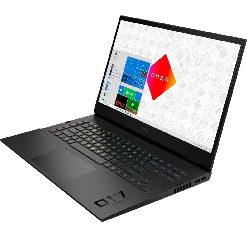 Black HP Omen 17-ck1078ng Gaming Laptop - Intel® Core™ i7-12800HX - 32GB - 1TB SSD - NVIDIA® GeForce® RTX™ 3080 Ti - German (QWERTZ).3