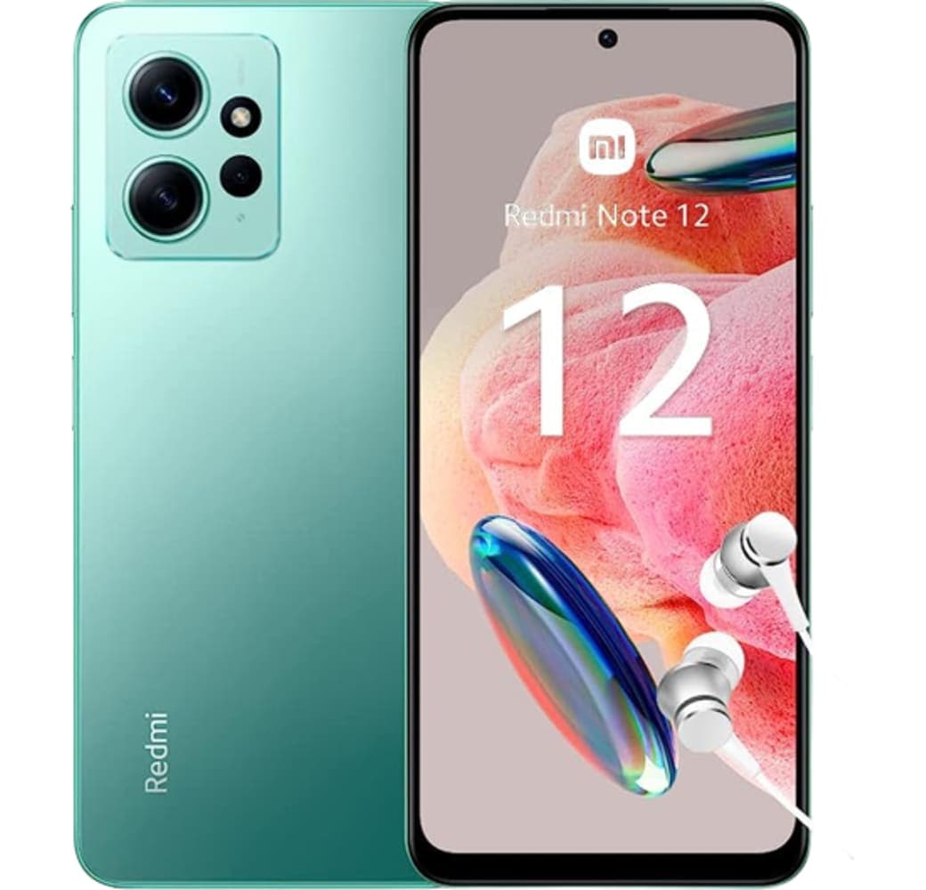 Mint Green Xiaomi Redmi Note 12 Smartphone - 128GB - Dual SIM.1