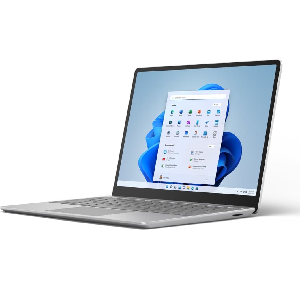 Platinum Microsoft Surface Laptop Go 2 Laptop - Intel® Core™ i5-1135G7 - 8GB - 256GB SSD - Intel® Iris® Xe Graphics - German (QWERTZ).2