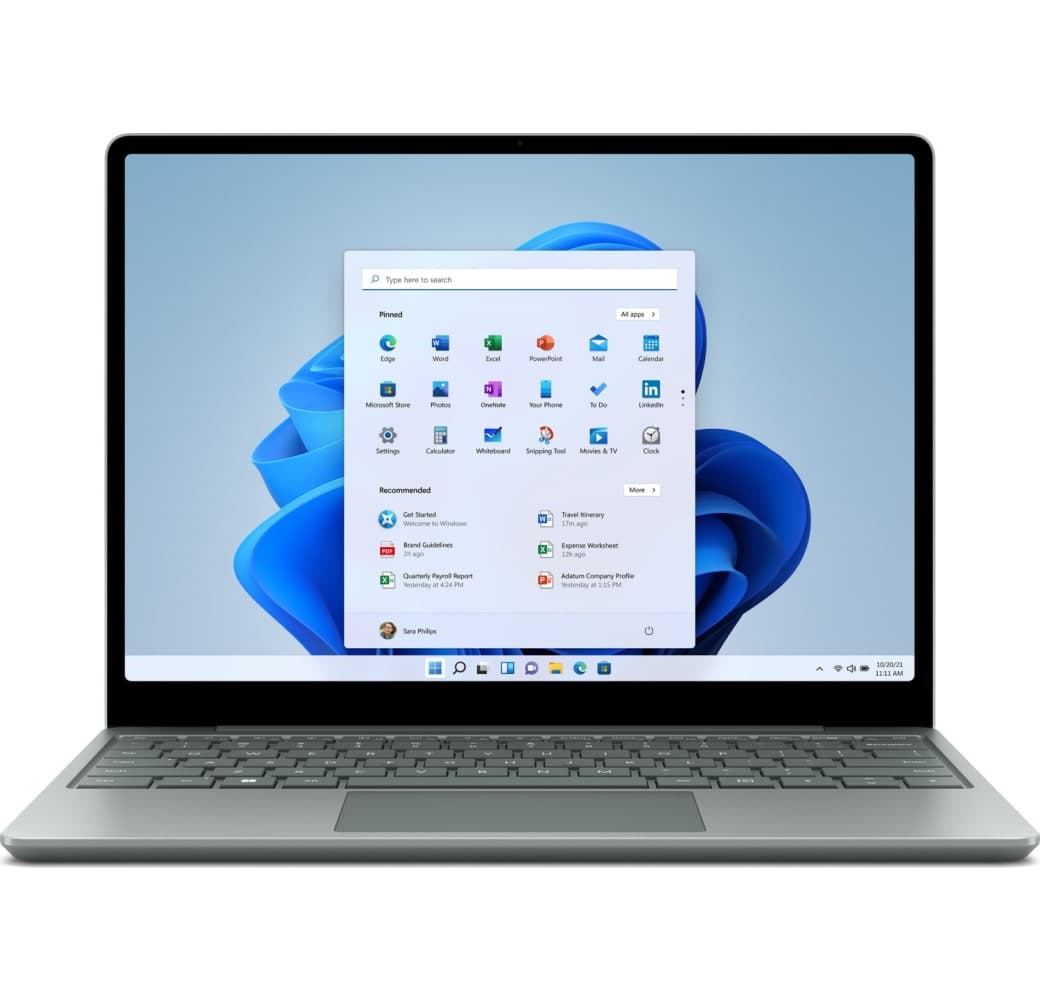 Salbei Microsoft Surface Laptop Go 2 Laptop - Intel® Core™ i5-1135G7 - 8 GB - 256 GB SSD - Intel® Iris® Xe Grafik - Deutsch (QWERTZ).1