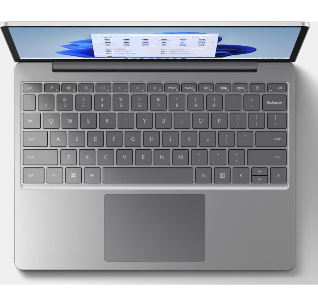 Platinum Microsoft Surface Laptop Go 2 Laptop - Intel® Core™ i5-1135G7 - 8GB - 256GB SSD - Intel® Iris® Xe Graphics - German (QWERTZ).5