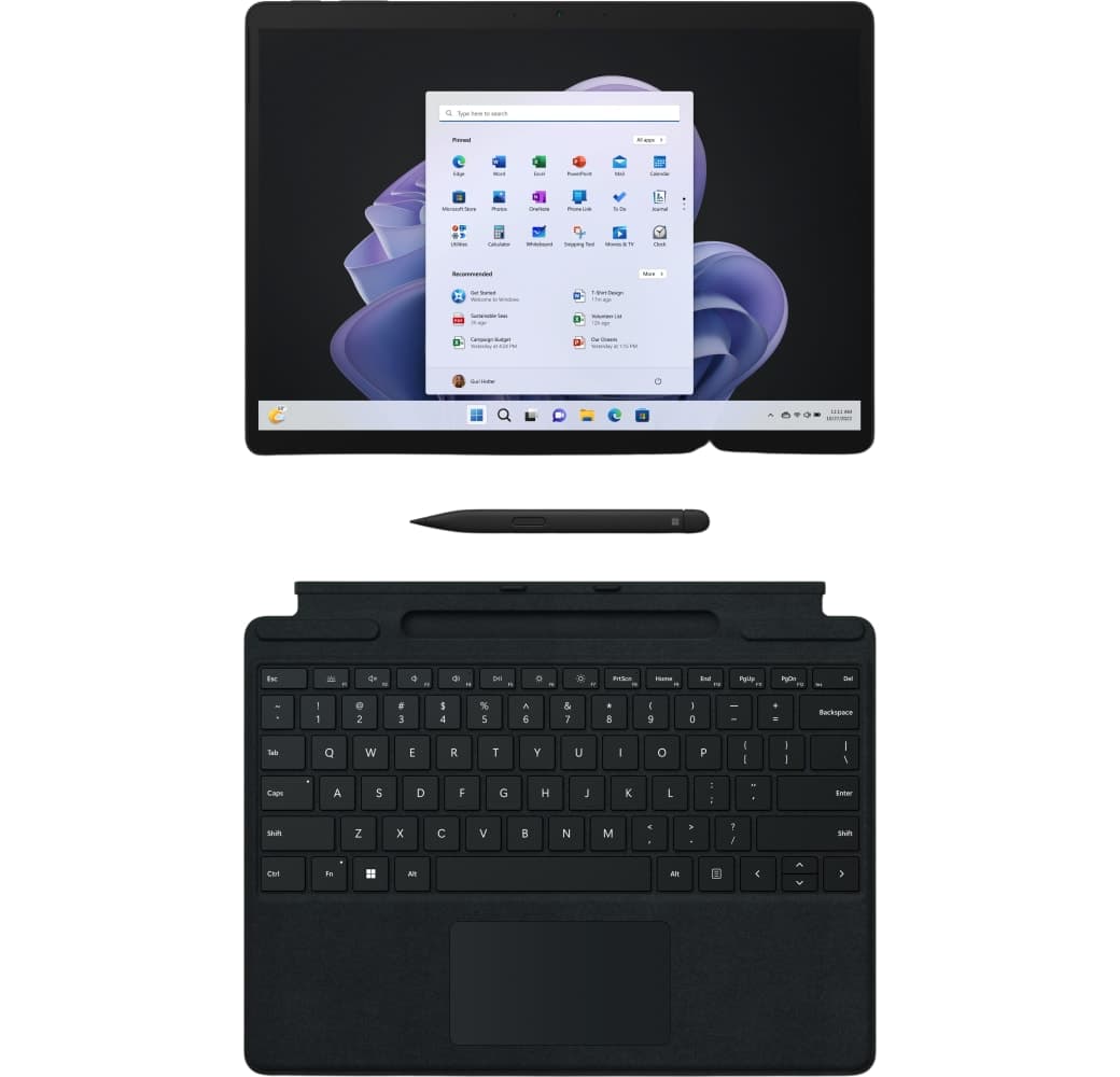 Graphite Microsoft Surface Pro 9 13" - Intel® Core™ i7-1255U - 16GB - 512GB SSD - Intel® Iris® Xe Graphics (Device only).3