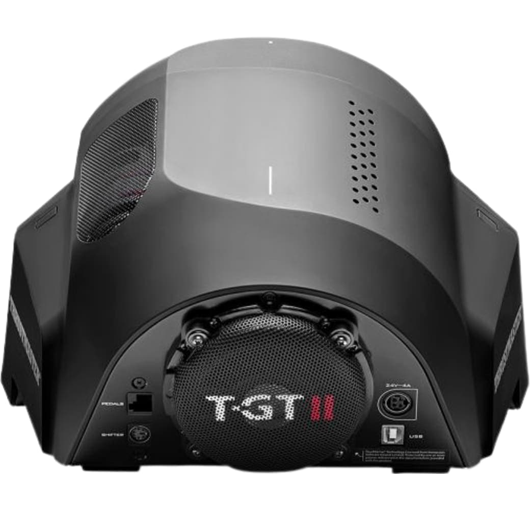 Black Thrustmaster T-GT II Racing Steering Wheel + 3 Pedal Set.6