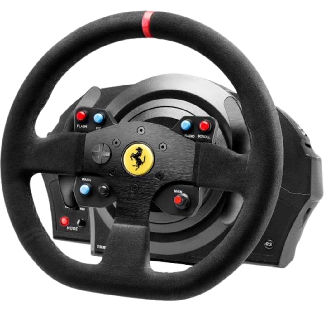 Black Thrustmaster T300 Ferrari Racing Steering Wheel.5