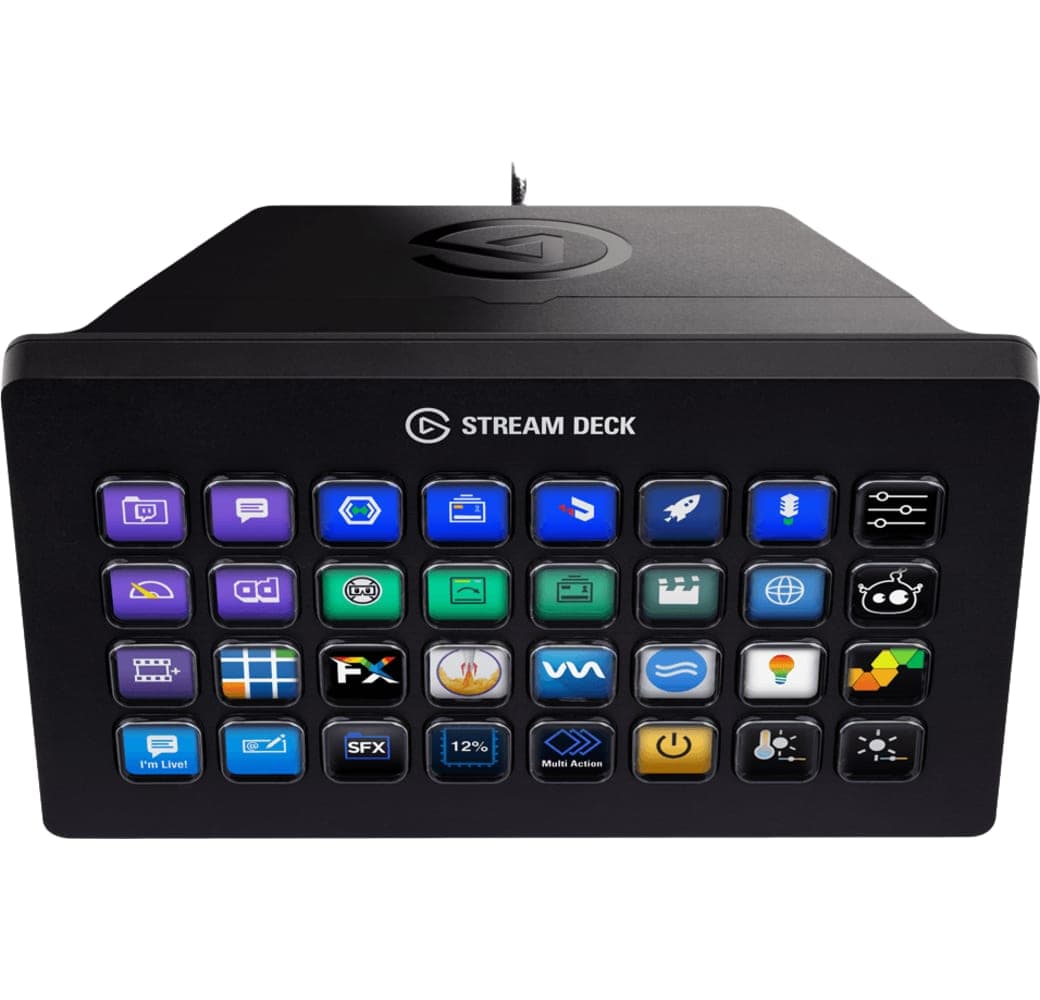 Black Elgato Stream Deck XL Advanced Stream Control.2