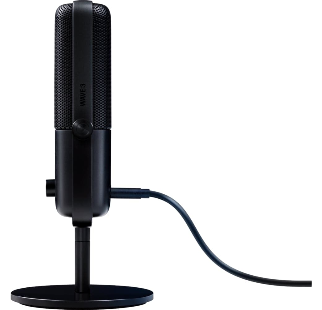 Black Elgato Wave: 3 Streaming and Podcasting Microphone.5