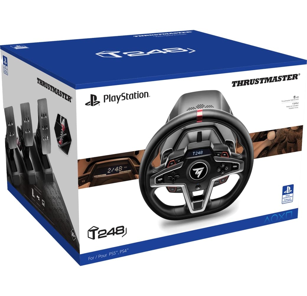 Black Thrustmaster T248 Racing Steering Wheel.4