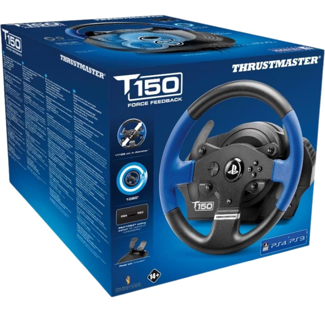 Black Thrustmaster T150 RS Steering Wheel + 2 Pedal Set.5