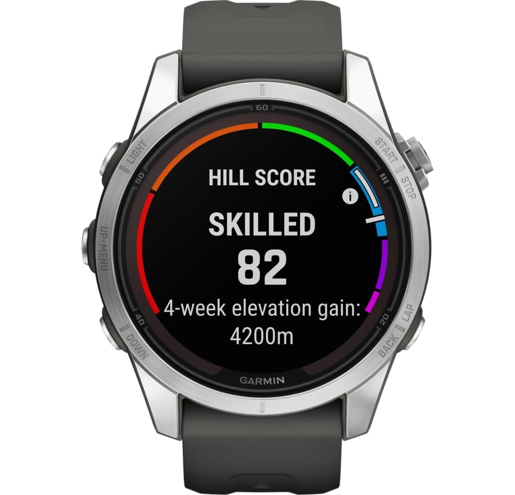 Graphite Garmin Fenix 7S Pro SOLAR Smartwatch, Stainless Steel, 42mm.2