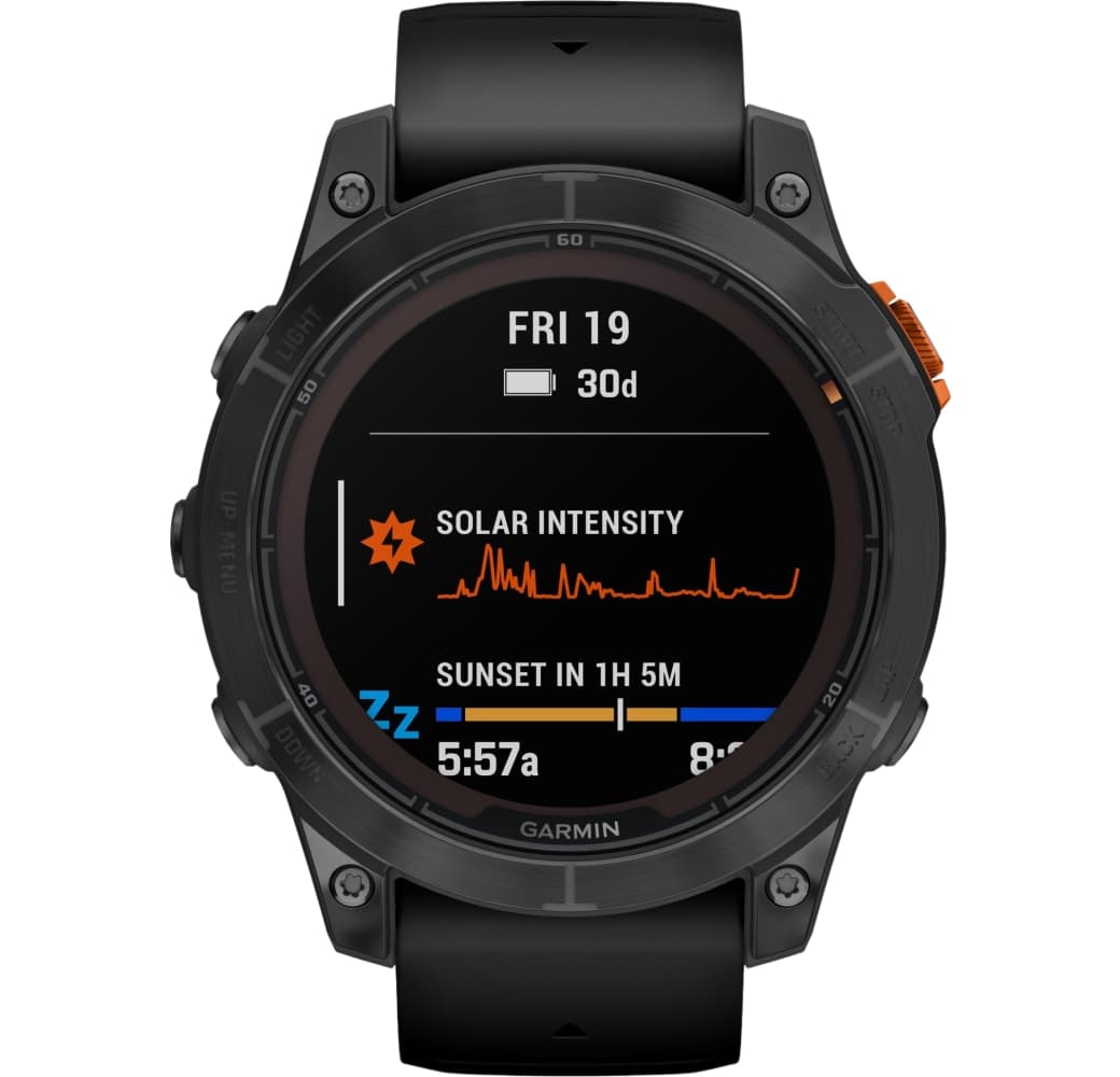 Black Garmin Fenix 7 Pro SOLAR Smartwatch, Stainless Steel, 47mm.2