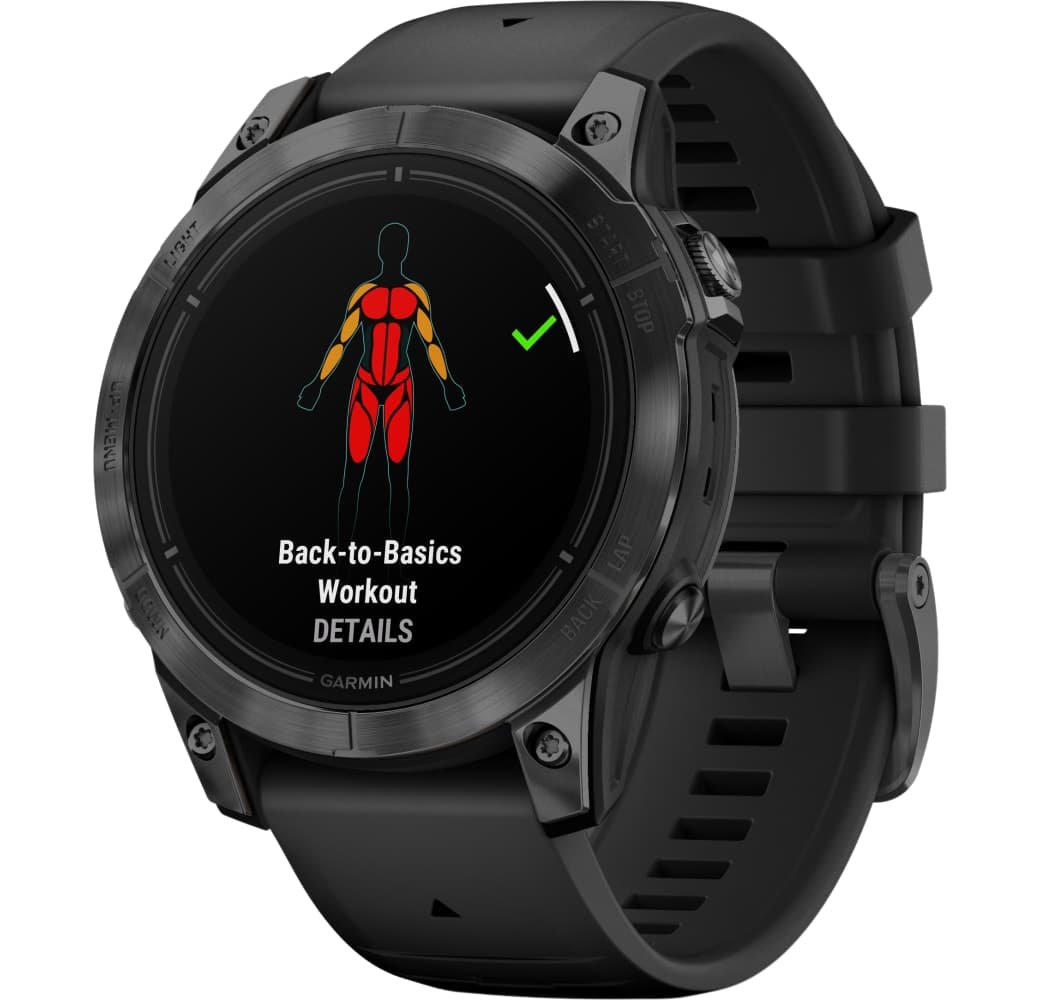 Black Garmin EPIX™ Pro (Gen 2) Smartwatch, Stainless Steel Case, 47mm.1