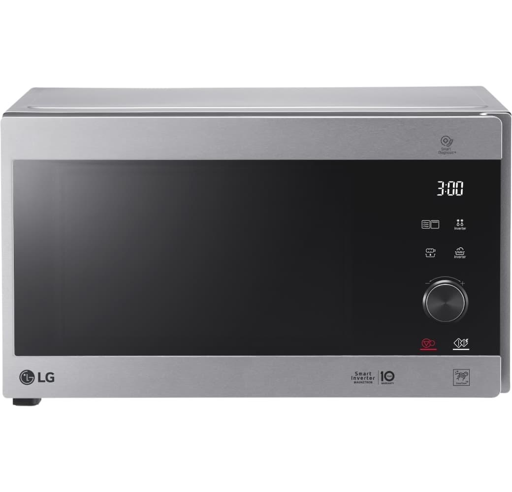 Silver LG MH6565CPS Microwave with Grill.1
