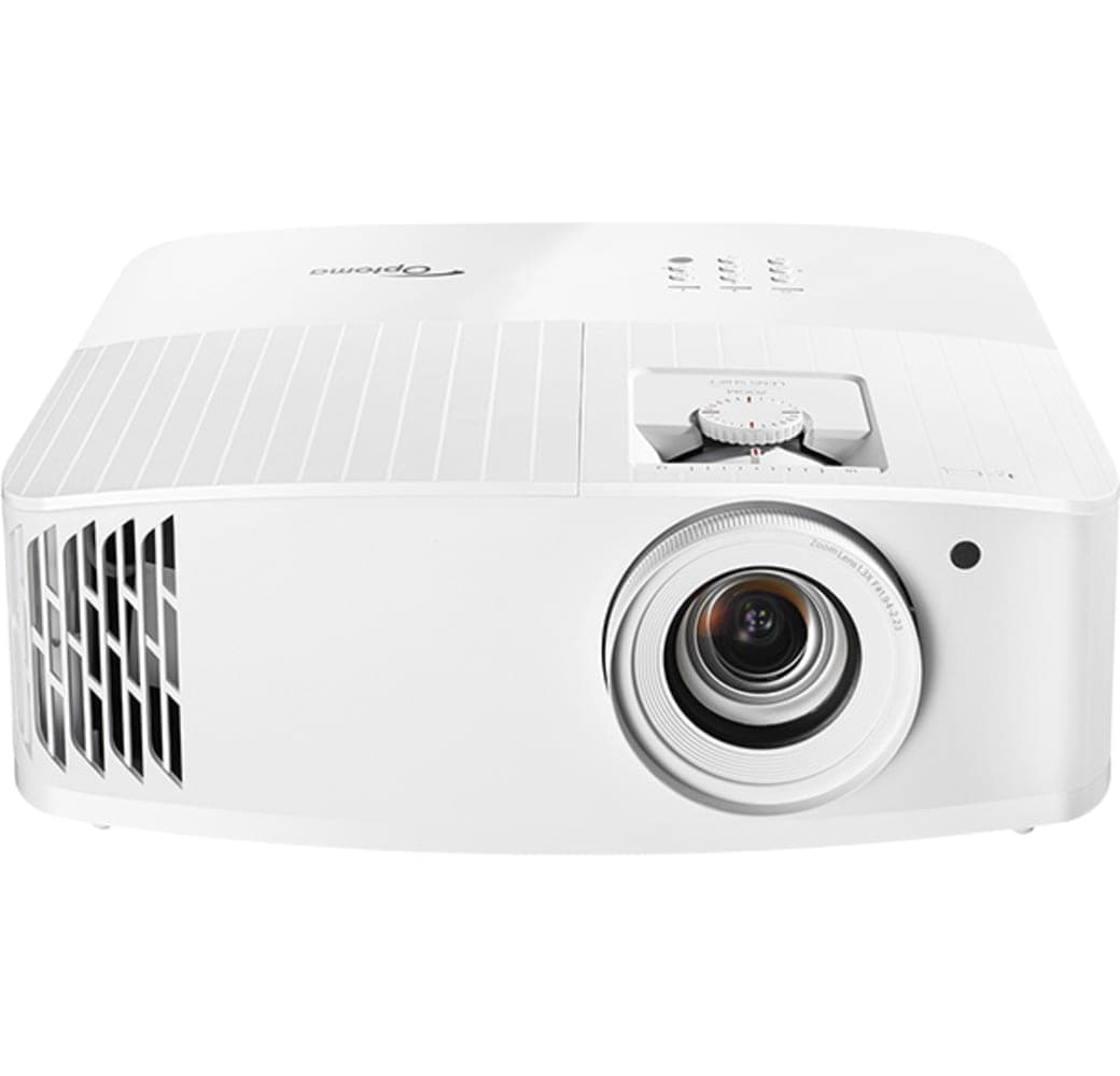 White Optoma UHD55 Smart Projector - 4K UHD.1