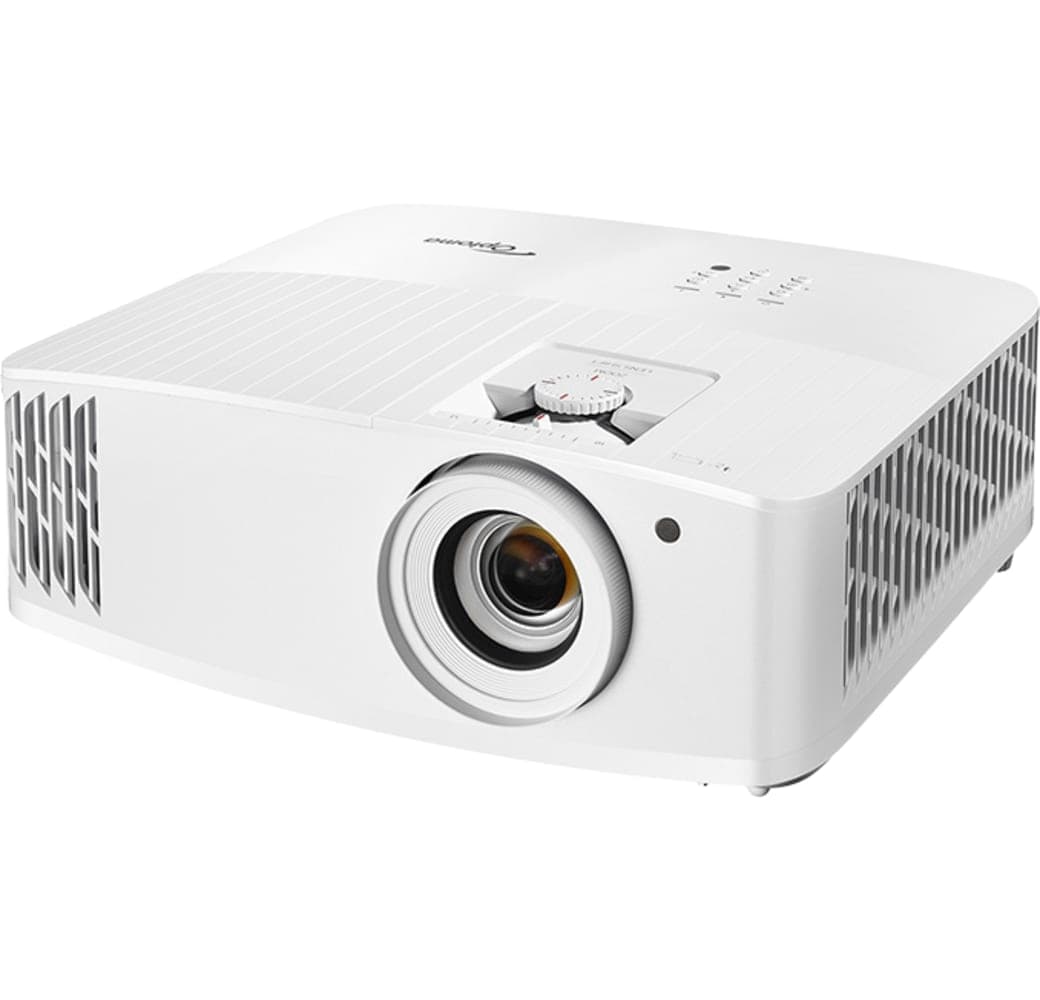 White Optoma UHD55 Smart Projector - 4K UHD.2