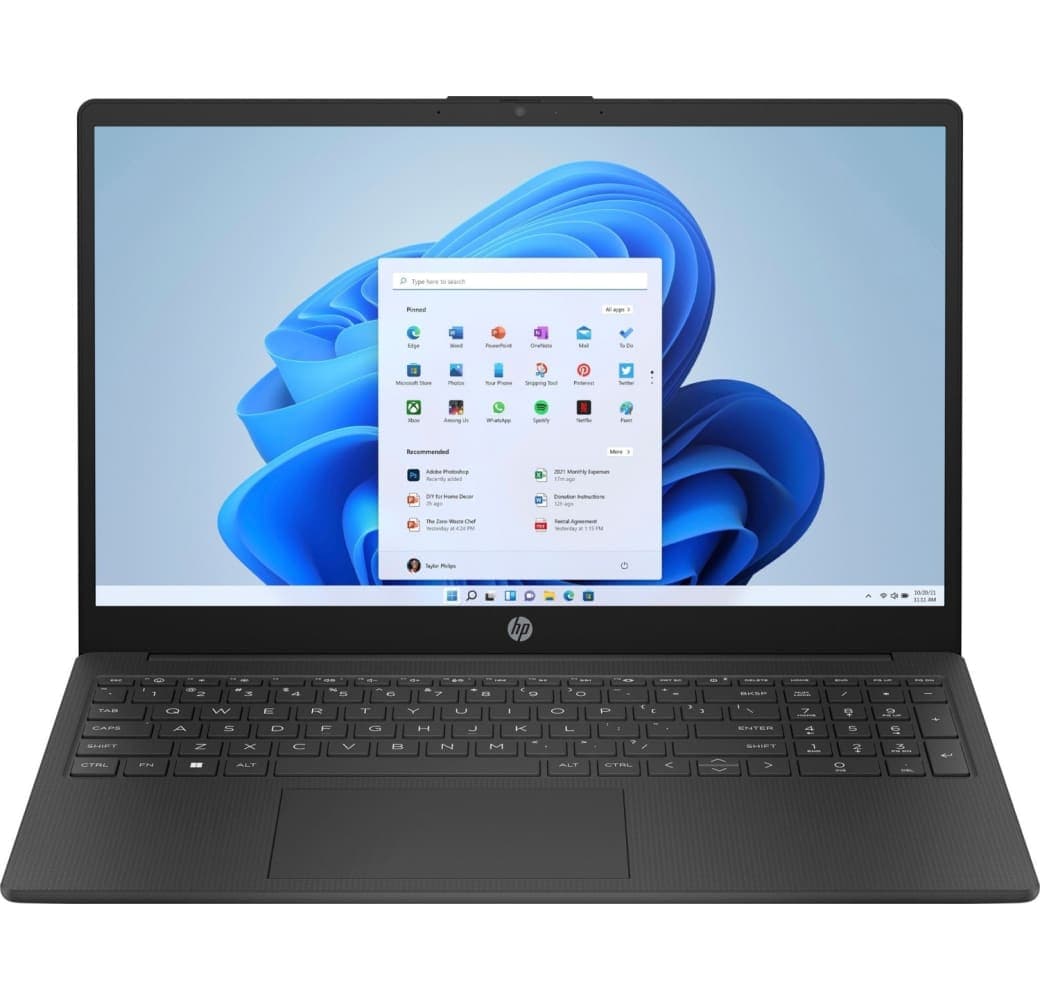 Black HP 15-fd0057ng Laptop - Intel® Core™ i5-1335U - 16GB - 512GB SSD - Intel® Iris® Xe Graphics - German (QWERTZ).1