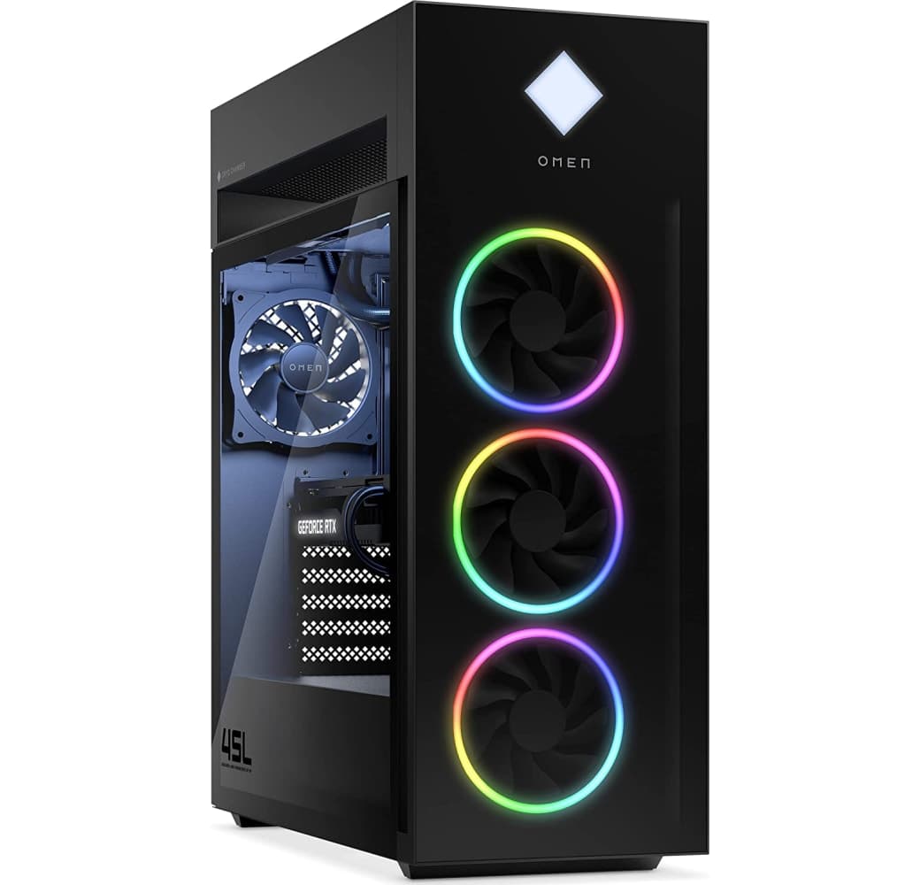Black HP Omen 45L GT22-0019ns Gaming Desktop - Intel® Core™ i9-12900K - 32GB - 1TB SSD + 2TB HDD - NVIDIA® GeForce® RTX 3080.3