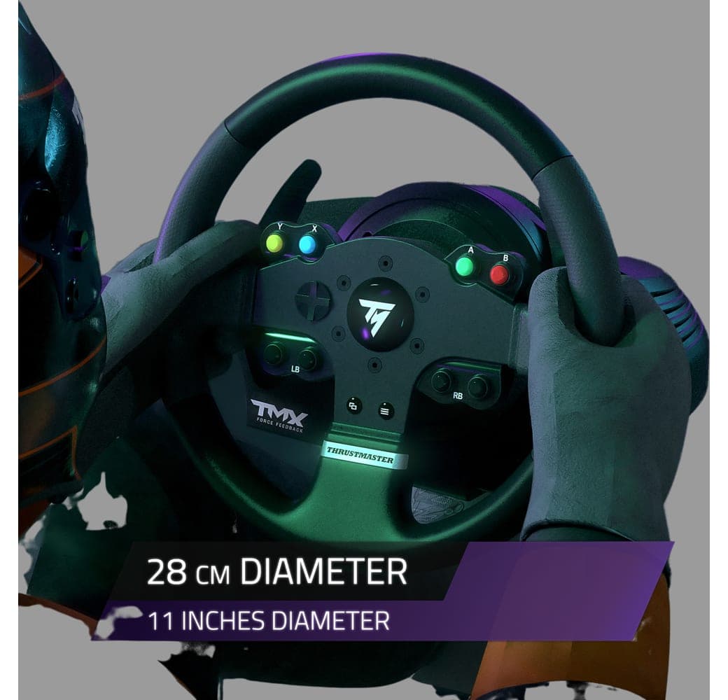 Schwarz Thrustmaster TMX Force Feedback Rennsport-Lenkrad.3